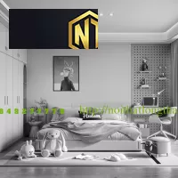 PHÒNG NGỦ TRẺ EM NGỌC THỊNH GỖ SỒI